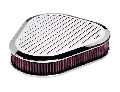 Image of: Billet Specialties - Ribbed Air Cleaner Triangle Polished